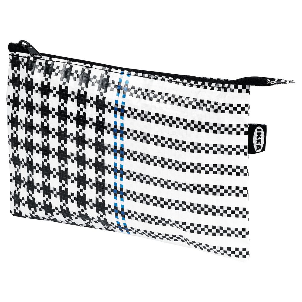 Чехол, черный-белый 16x24 см IKEA SAMMANKOPPLA САММАНКОППЛА 904.643.40 - фото 1