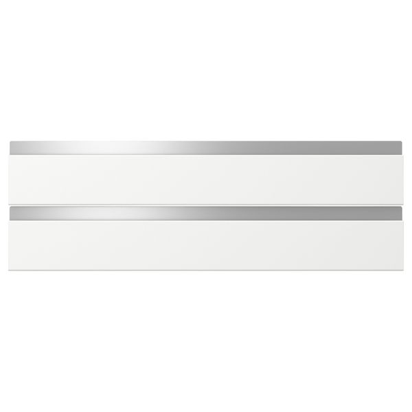 Фронтальная панель ящика НОДСТА, белый, алюминий - фото 1