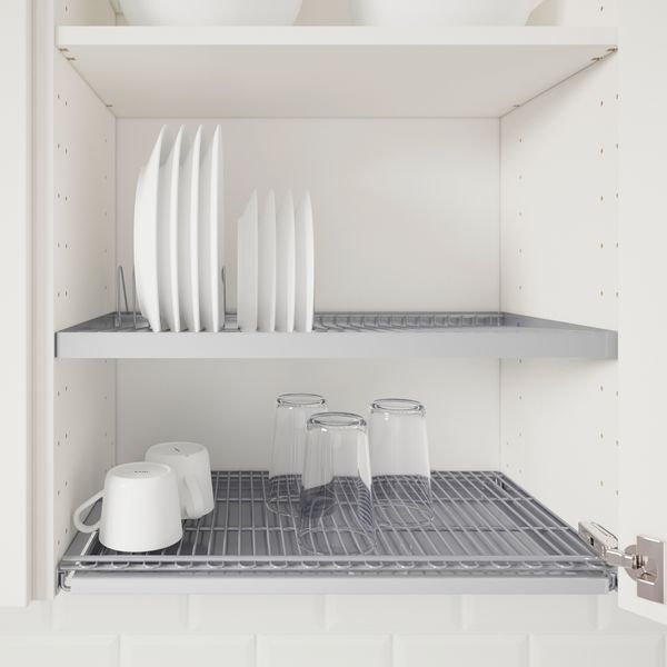 Навесной шкаф, 2 дверцы, 2 ящика, 60x100 cm IKEA METOD МЕТОД, MAXIMERA МАКСИМЕРА 094.637.36 - схема-чертеж с размерами