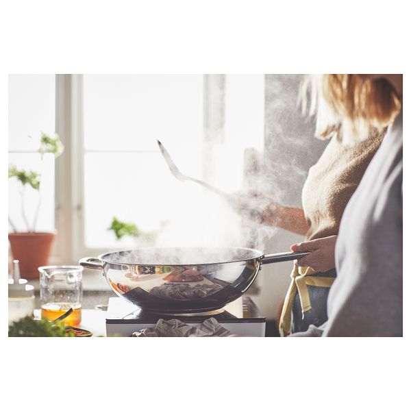 Вок-сковорода, 32 см, нержавеющая сталь, антипригарное покрытие IKEA IKEA 365 + HJÄLTE ИКЕА 365 + ЙЭЛТЕ 004.842.67 - фото 10