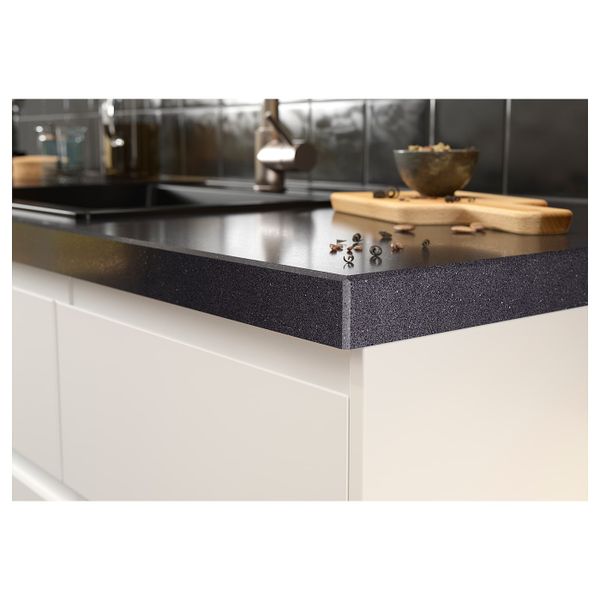 Столешница под заказ, черный под камень/кварц 1 м²x3.0 см IKEA KASKER КАСКЕР 104.540.24 - фото 5
