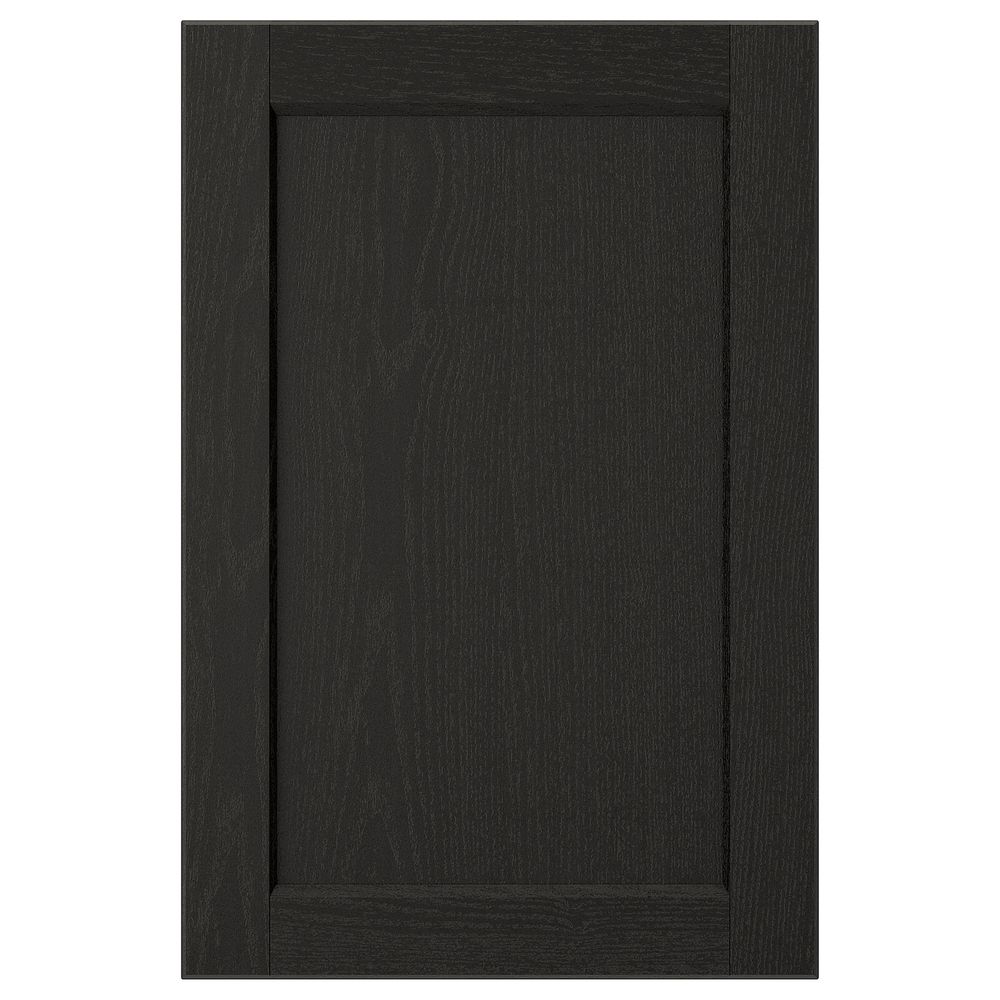 Дверь, черная морилка 40x60 см IKEA LERHYTTAN ЛЕРХЮТТАН 503.564.94 - фото 1