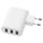 SMÅHAGEL Зарядное устройство/3 USB-порта - белый