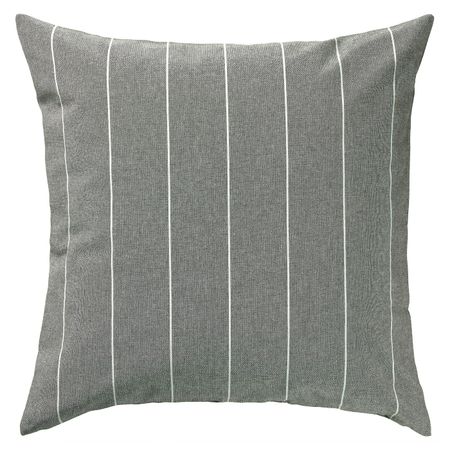 Чехол на подушку, серый/в полоску 50x50 см IKEA MILDRUN МИЛДРУН 704.747.26
