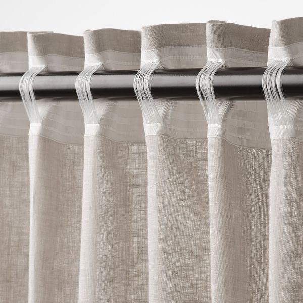 Гардины, 2 шт., светло-серый 145x300 см IKEA DYTÅG ДЮТОГ 904.667.73 - фото 4