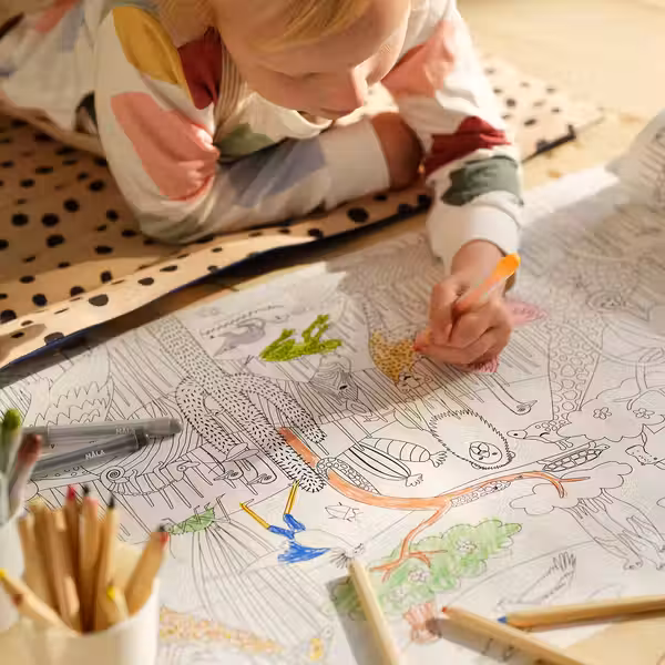 SANDLÖPARE Рулон бумаги для раскрашивания - саванна 10 м - фото 3