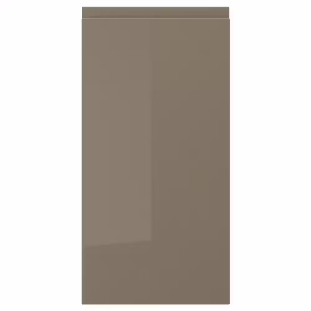 VOXTORP Дверь - глянцевый темный серо-коричневый 30x60 см - фото 1