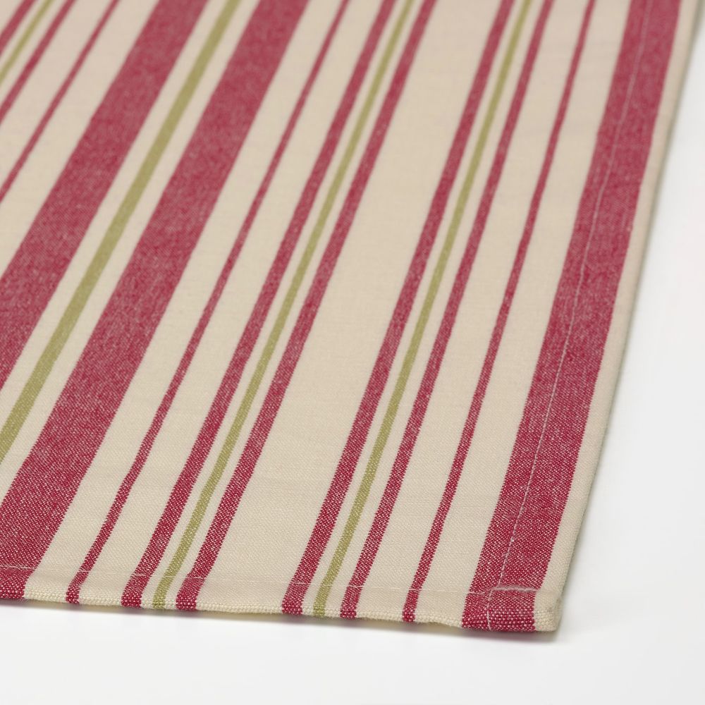 Скатерть, орнамент «полоска» бежевый, красный 145x240 см IKEA VINTER 2021 ВИНТЕР 2021 404.983.71 - фото 1