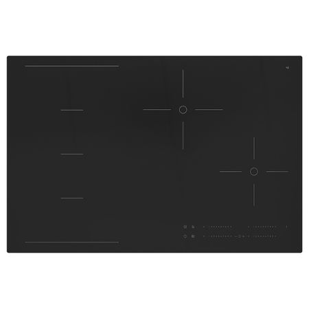 Индукционная панель, регулируемые зоны, черный 78 см IKEA HÖGKLASSIG ХОГКЛАССИГ 603.039.33