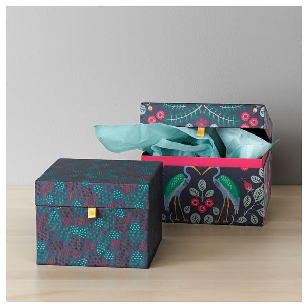 Коробка подарочная, 2 штуки АНИЛИНАРЕ, красный, зеленый - фото 4