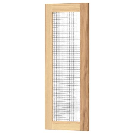 Стеклянная дверь ТОРХЭМН, естественный ясень