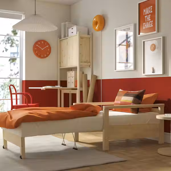 TORNSBORG ТОРНСБОРГ Кресло-кровать - Naggen бежевый/сосна - фото 4