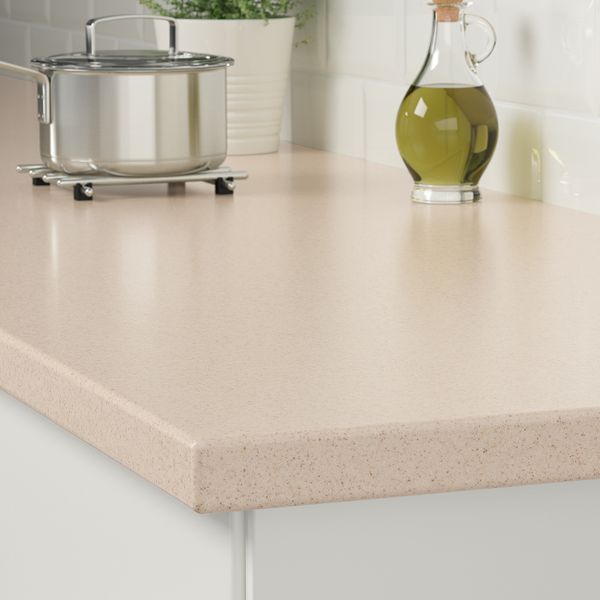 Столешница под заказ, бежевый, коричневый под минерал/акрил 1 м²x4 см IKEA LAXNE ЛАКСНЕ 404.539.09 - схема-чертеж с размерами