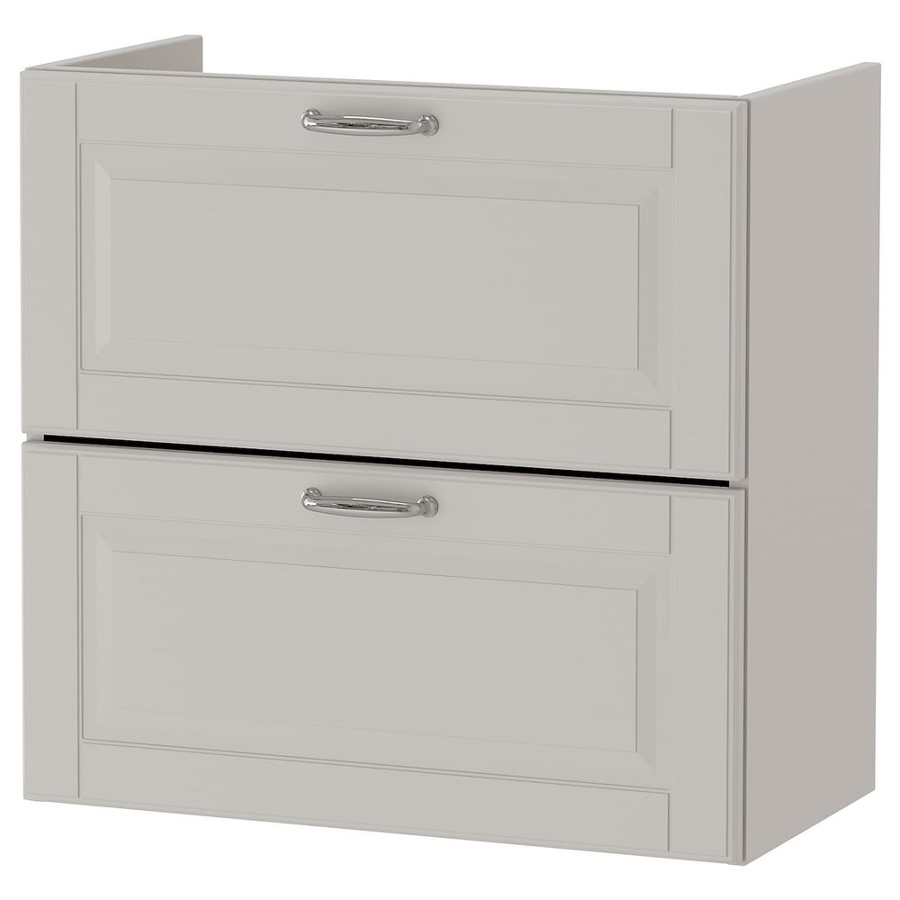 Шкаф для раковины с 2 ящ, Кашён светло-серый 60x32x58 см IKEA ГОДМОРГОН 303.876.27 - схема-чертеж с размерами