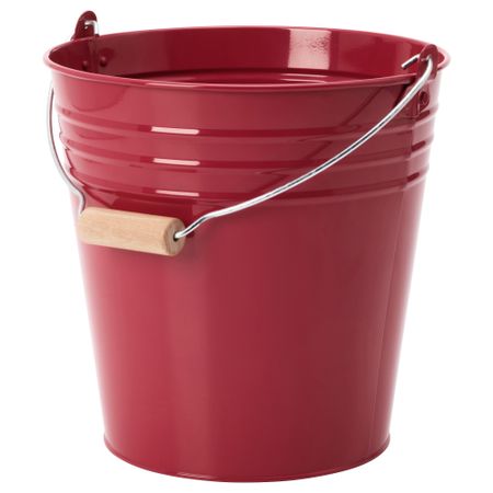 Ведро/горшок СОККЕР, д/дома/улицы, красный (10 л)