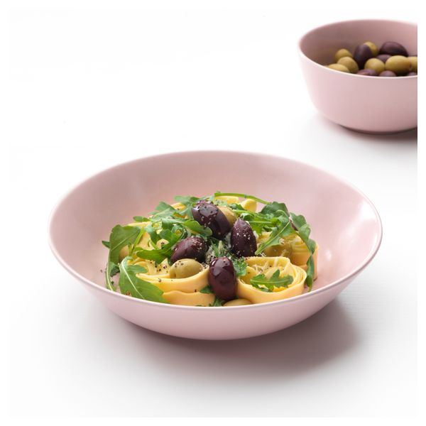 Тарелка глубокая ДИНЕРА, светло-розовый (22 см) - фото 2