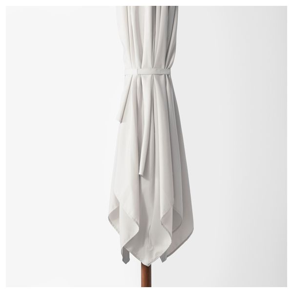 Зонт от солнца с опорой ЛОНГХОЛЬМЕН, бежевый, Гритэ темно-серый (300x250 см) - схема-чертеж с размерами