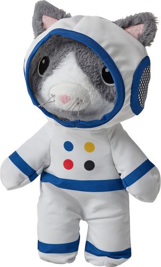 AFTONSPARV Мягкая игрушка в костюме космонавта - кот 28 см