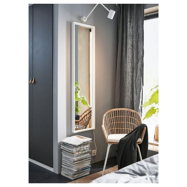 Стул, ротанг/белый IKEA NILSOVE НИЛЬСОВЕ 404.429.73 - фото 4