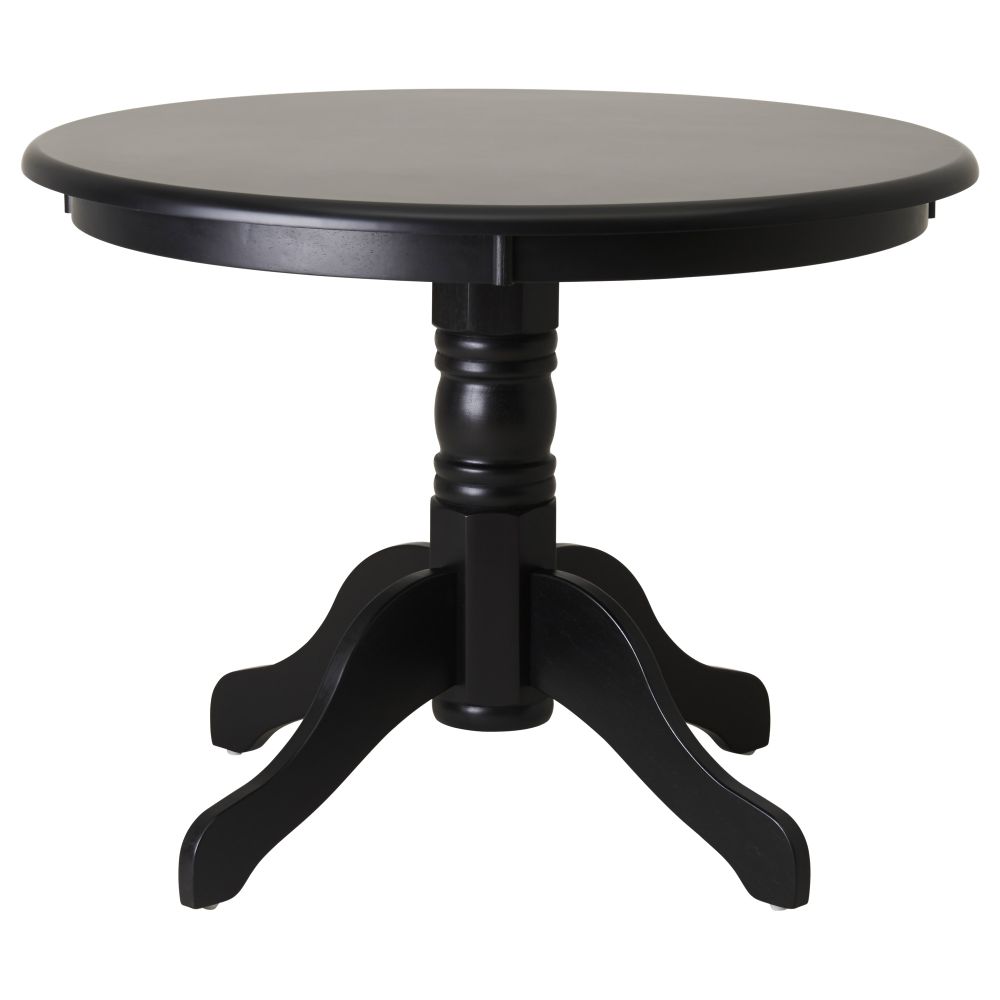 Стол ЛИДИНГБИ, черный (100 см) - схема-чертеж с размерами