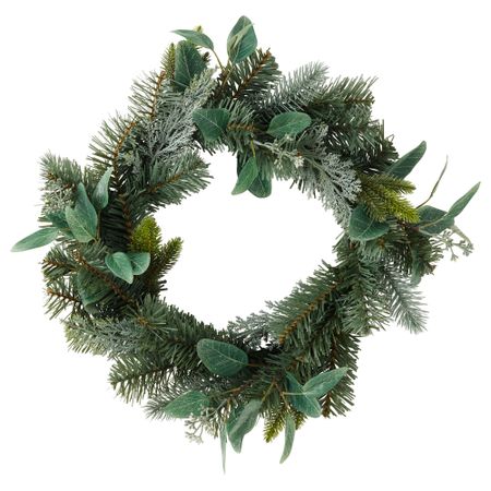 Искусственный венок СМИККА, зеленый (46 см)