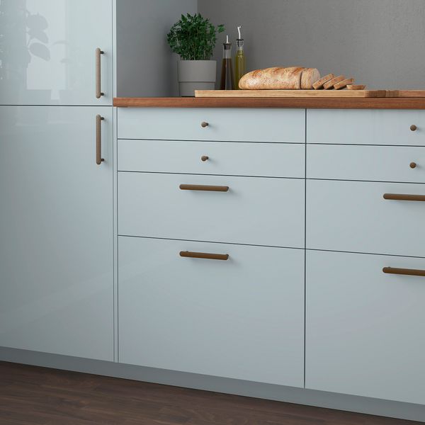 Фронтальная панель ящика, 80x20 см, глянцевый серо-синий светлый IKEA KSTALLARP СТАЛЛАРП КАЛЛАРП 505.201.64 - фото 4