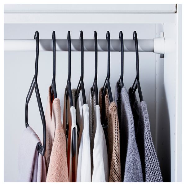 Плечики, для дома/улицы БАГИС, черный - схема-чертеж с размерами