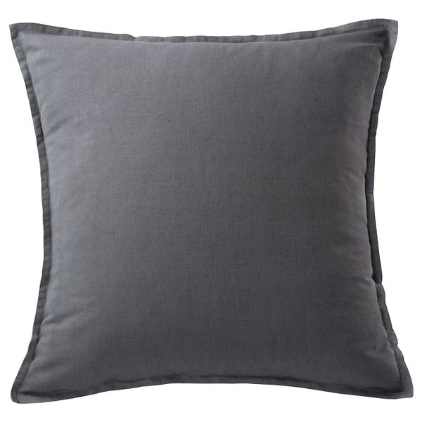 Чехол на подушку, темно-серый 65x65 см IKEA VÅRVERONIKA ВАРВЕРОНИКА 904.735.99 - фото 1