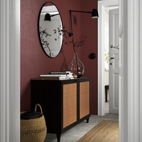 Ножка, черный 10 см IKEA KABBARP КАББАРП 804.898.69 - схема-чертеж с размерами