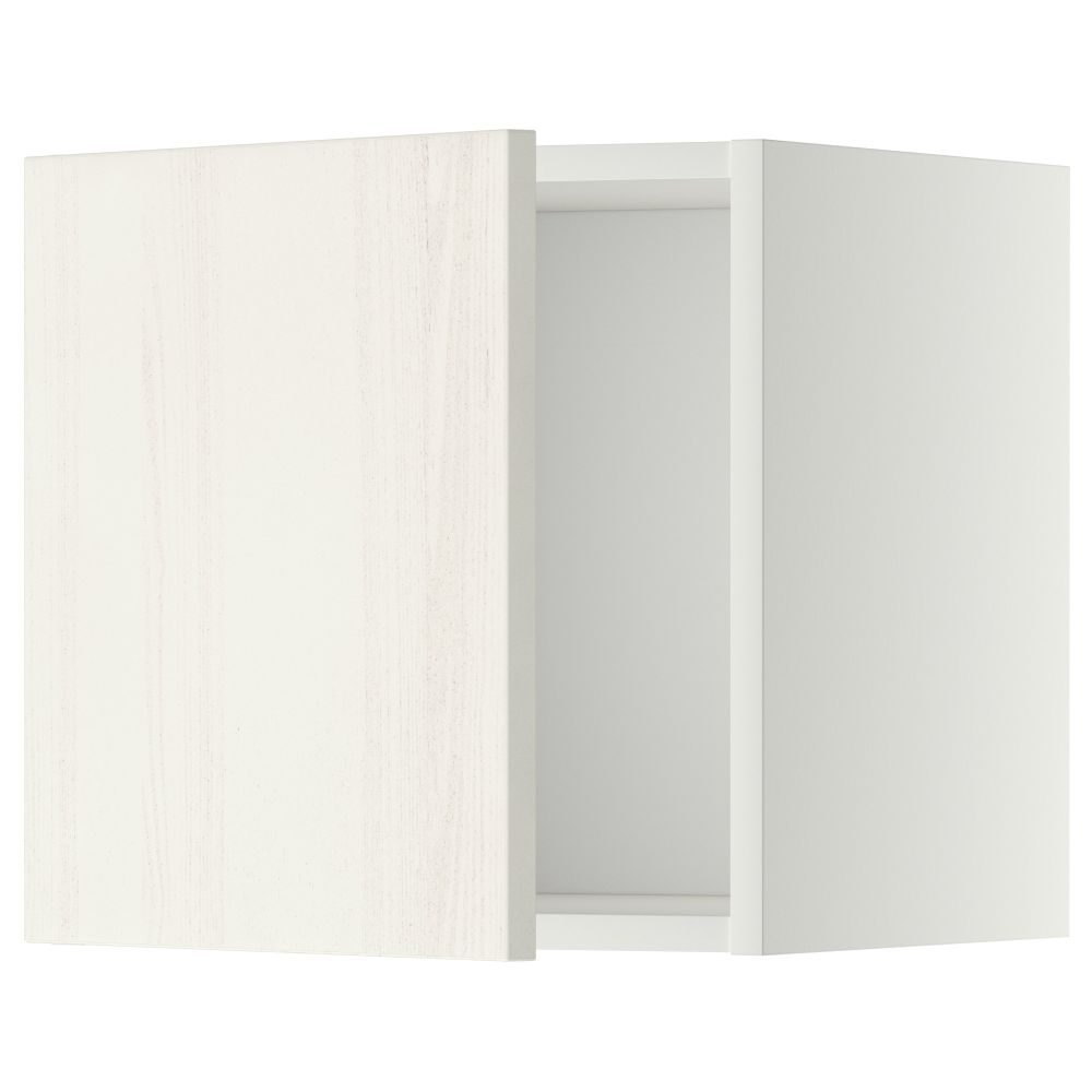 Шкаф навесной МЕТОД, белый, Росдаль белый - схема-чертеж с размерами