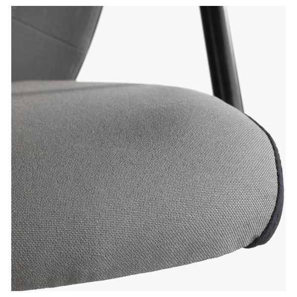 Вращающееся легкое кресло ФЛИНТАН / НОМИНЕЛЬ, серый - фото 5