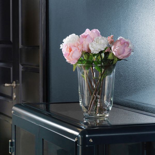 Цветок искусственный, Пион/розовый 30 см IKEA SMYCKA СМИККА 504.098.26 - схема-чертеж с размерами