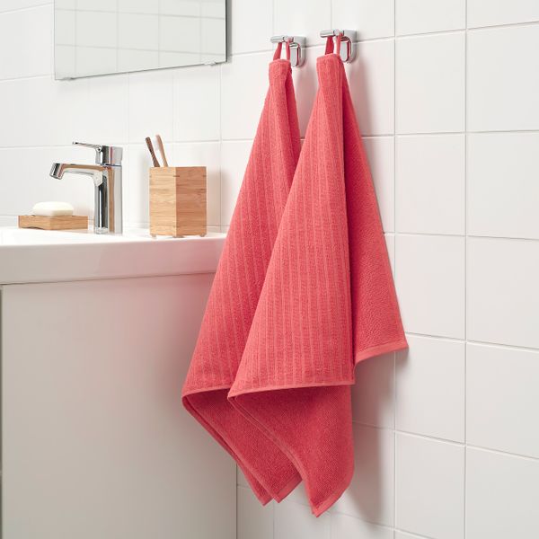 Полотенце, светло-красный 50x100 см IKEA VÅGSJÖN ВОГШЁН 704.394.41 - фото 4