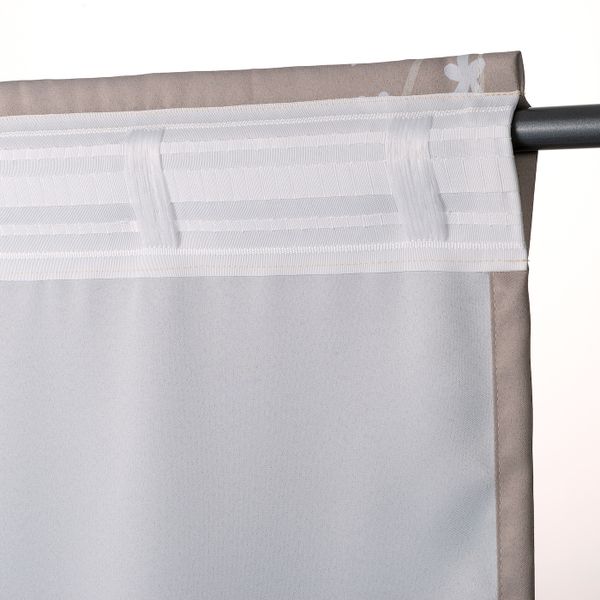 Затемняющие гардины, 2 шт., с цветочным орнаментом/бежевый 145x300 см IKEA RAGGDRABA РАГГДРАБА 504.840.95 - схема-чертеж с размерами