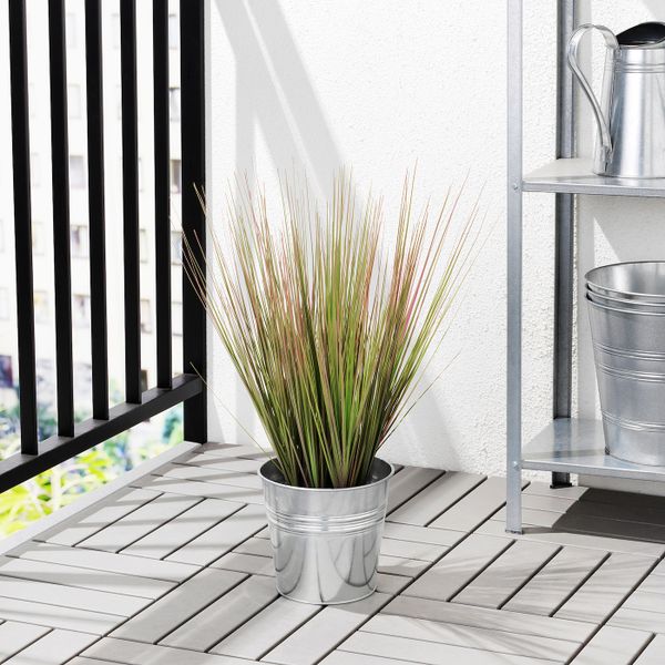 Искусственное растение в горшке, для дома, улицы трава 15 см IKEA ФЕЙКА 403.953.11 - фото 2