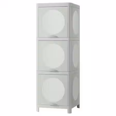 IVÖSJÖN ИВОШЁН Шкаф с дверями - зеленый 33x34x99 см