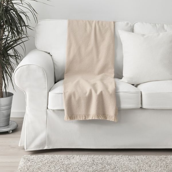 Плед, неокрашенный 150x200 см IKEA JOFRID ЙОФРИД 003.957.42 - фото 3