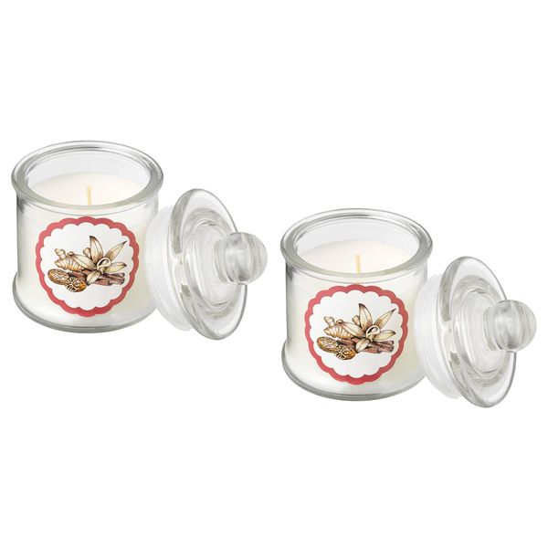 Ароматическая свеча в стакане ВИНТЕР 2018, белый, белый (8.5 см) - схема-чертеж с размерами