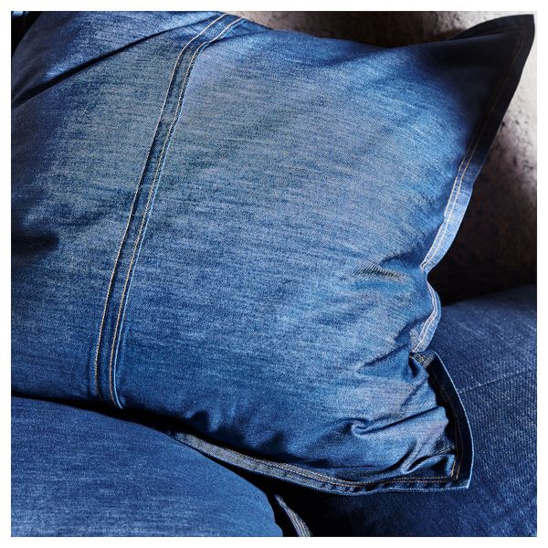 Чехол на подушку, синий 65x65 см IKEA SISSIL СИССИЛЬ 804.326.89 - схема-чертеж с размерами