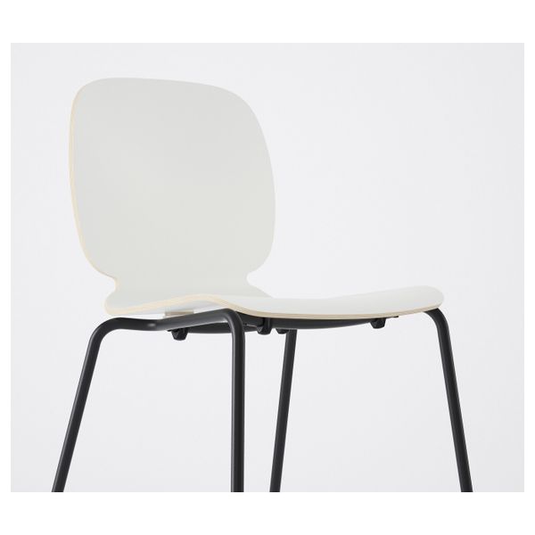 Стул, белый/Брур-Инге черный IKEA SVENBERTIL СВЕН-БЕРТИЛЬ 792.271.71 - фото 3