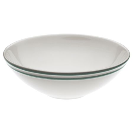 Миска ЭНИГТ, белый с оттенком, зеленый (19 см)