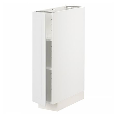 METOD Напольный шкаф с полками - белый/Stensund белый 20x60 см