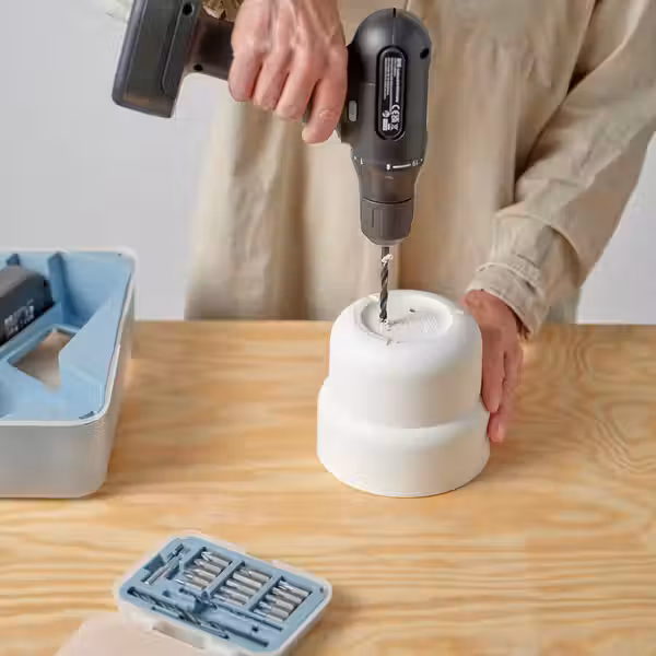 FÖRENLIG Кашпо - д/дома/улицы белый 19 см - фото 5