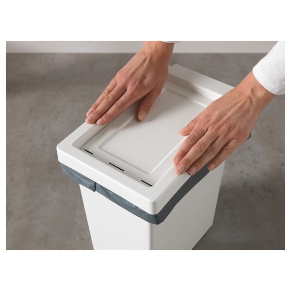 Контейнер с крышкой, белый, 10 л IKEA ФИЛУР 203.753.28 - фото 5