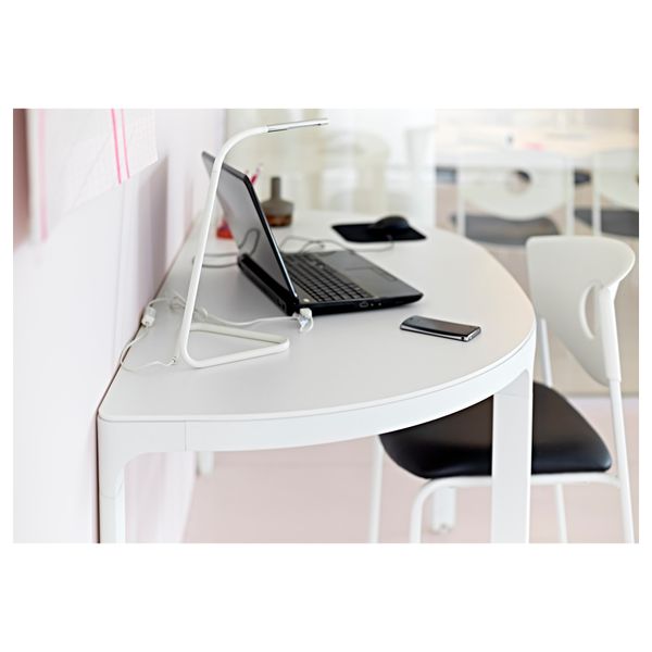 Рабочая лампа, светодиодная, белый, серебристый IKEA HÅRTE ХОРТЕ 805.272.44 - фото 8