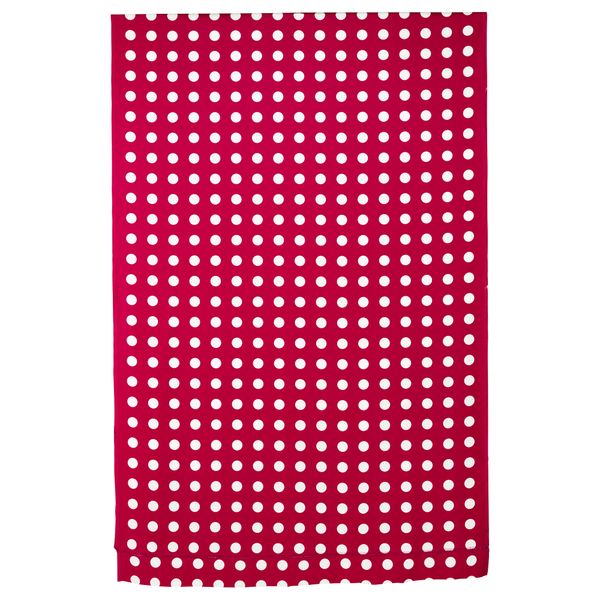 Ткань с пластиковым покрытием ЛИАЛОТТА, красный/белый (145 см) - фото 1