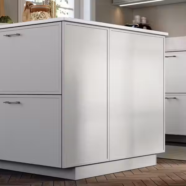 ASPUDDEN Декоративная накладная панель - светло-серый 39x80 см - фото 3