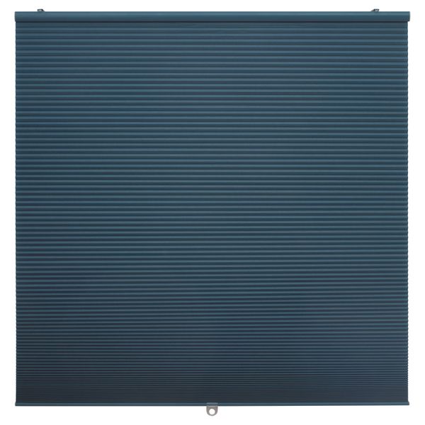 Затемняющие сотовидные жалюзи, синий, 140x155 см IKEA HOPPVALS ХОППВАЛС 704.510.27 - фото 1