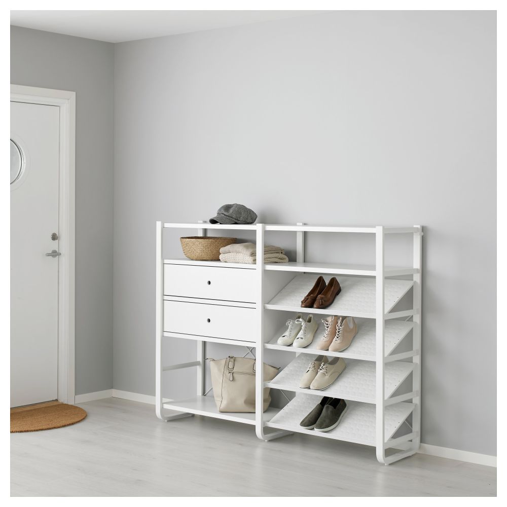 2 секции ЭЛВАРЛИ, белый (165x40x126 см) - фото 1