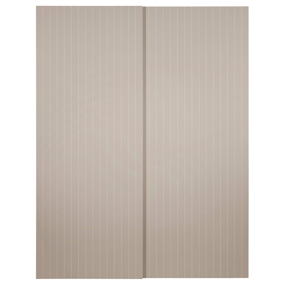 Пара раздвижных дверей СВОРКМО, в полоску бежевый, белый - схема-чертеж с размерами